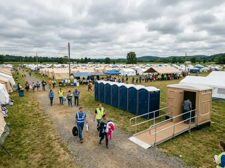 disaster-relief-camp-restrooms-010 — frequently asked questions, Dumpster & Portable Bathrooms Rental in Mount Holly, NC